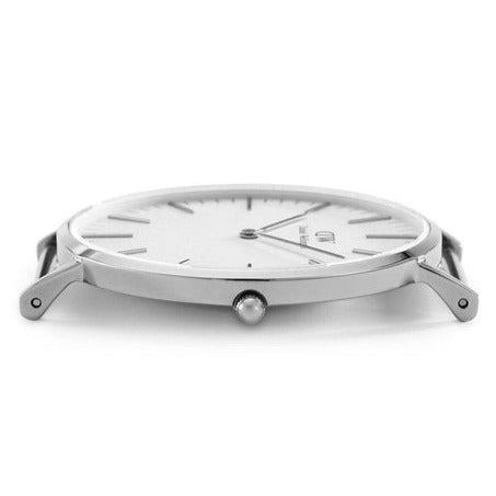 Daniel Wellington Classic Glasgow White Dial Two Tone NATO Strap Watch For Men - DW00100018