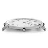 Daniel Wellington Classic Glasgow White Dial Two Tone NATO Strap Watch For Men - DW00100018