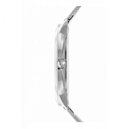 Calvin Klein Minimal Silver Dial Silver Mesh Bracelet Watch for Men - K3M211Y6