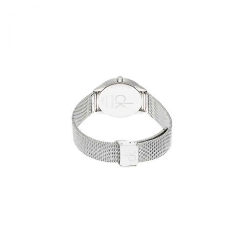Calvin Klein Minimal SIlver Dial Silver Mesh Bracelet Watch for Women - K3M221Y6