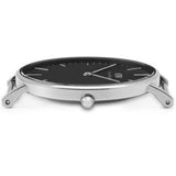 Daniel Wellington Classic Cornwall Quartz Black Dial Black Nylon Strap Watch For Women - DW00100151