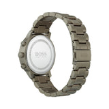 Hugo Boss Attitude Green Dial Green Steel Strap Watch for Men - 1513610