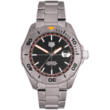 Tag Heuer Aquaracer Calibre 5 Bamford Limited Edition Black Dial Grey Steel Strap Watch for Men - WAY208C.FC6383