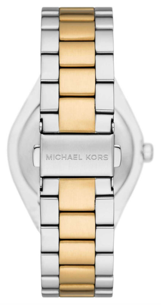 Michael Kors Lennox Three-Hand White Dial Two Tone Steel Strap Watch for Women - MK7464