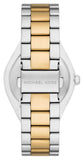 Michael Kors Lennox Three-Hand White Dial Two Tone Steel Strap Watch for Women - MK7464