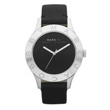 Marc Jacobs Blade Black Dial Black Leather Strap Watch for Women - MBM1205