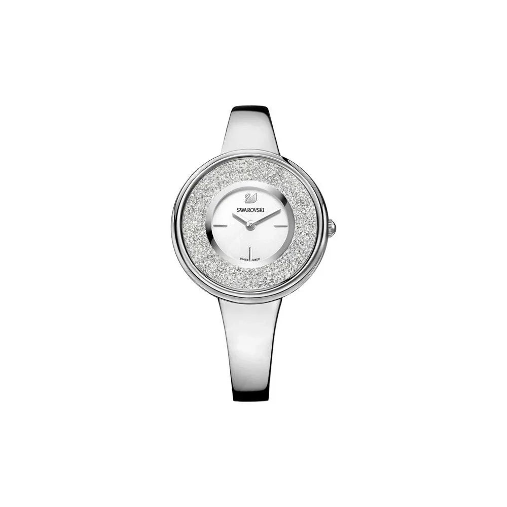 Swarovski Crystalline Pure Silver Dial Silver Steel Strap Watch for Women - 5269256