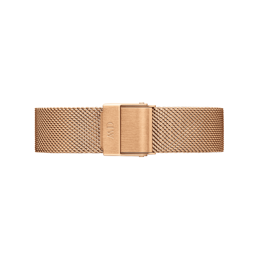 Daniel Wellington Petite Rose Gold Dial Rose Gold Mesh Bracelet Watch For Women - DW00100471