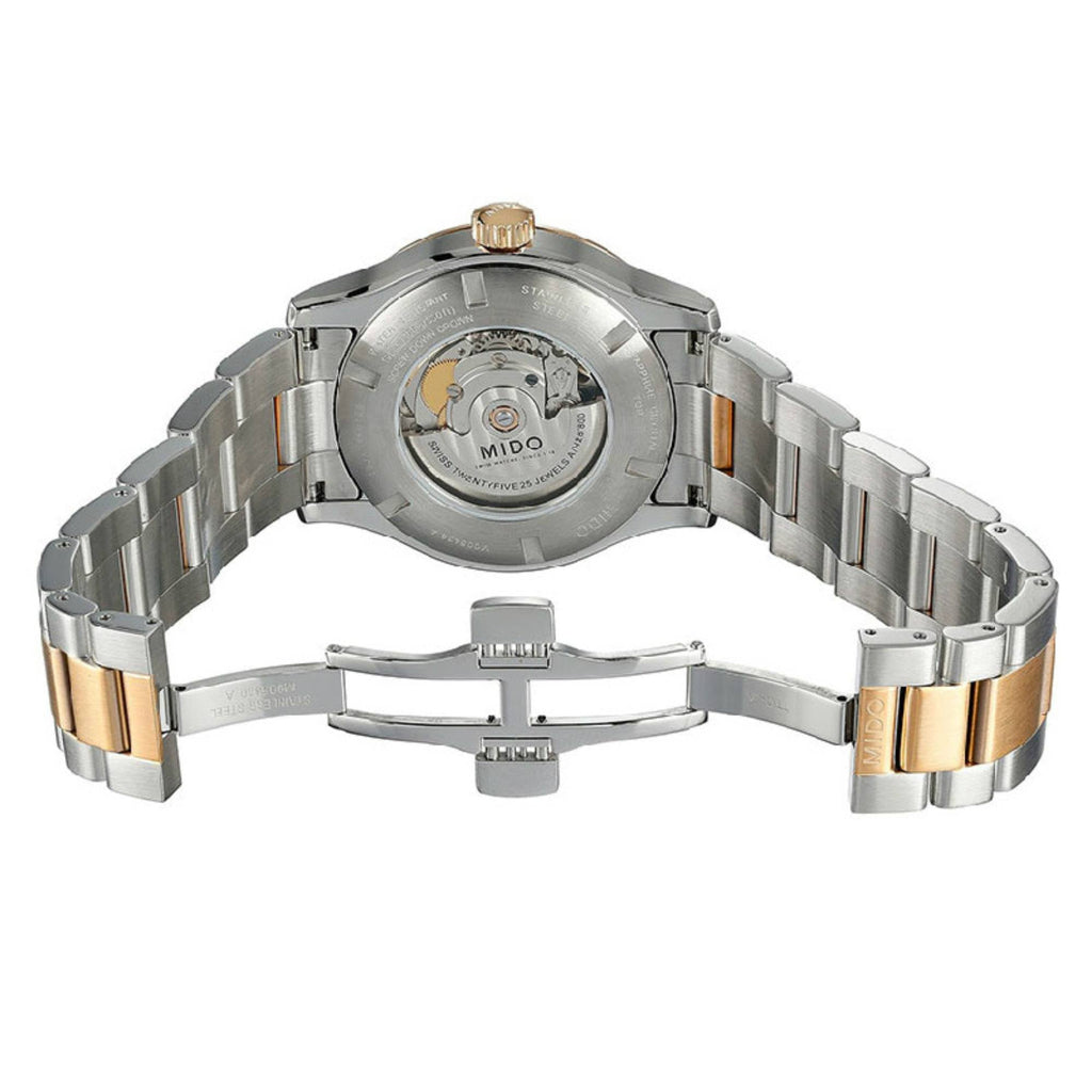 Mido Multifort Automatic Silver Dial Two Tone Steel Strap Watch For Men - M005.430.22.031.80