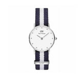 Daniel Wellington Classy Glasgow White Dial Two Tone NATO Strap Watch For Women - DW00100074
