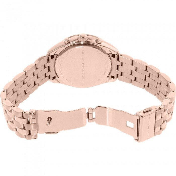 Marc Jacobs Amy Rose Gold Dial Rose Gold Steel Strap Watch for Women - MBM3223
