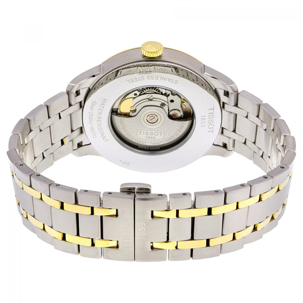 Tissot Chemin Des Tourelles Powermatic 80 Silver Dial Two Tone Steel Strap Watch For Men - T099.407.22.038.00