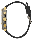 Guess Edge Chronograph Black Dial Black Leather Strap Watch For Men - GW0492G1