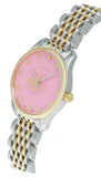 Gucci G Timeless Quartz Pink Dial Two Tone Steel Strap Watch For Women - YA1265030