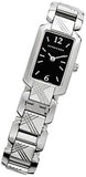 Burberry Signature Quartz Black Dial Silver Steel Strap Watch for Women - BU4210