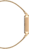 Daniel Wellington Pressed Melrose Emerald Green Rose Gold Mesh Strap Watch For Women - DW00100445