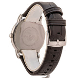 Emporio Armani Luigi Quartz Gray Dial Brown Leather Strap Watch For Men - AR1996
