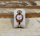 Gucci Horsebit Collection Diamonds Mother of Pearl Dial Rose Gold Steel Strap Watch For Women - YA139508