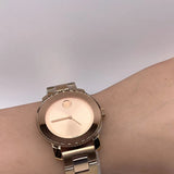 Movado Bold Rose Gold Dial Rose Gold Steel Strap Watch for Women - 3600342
