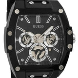 Guess Phoenix Multifunction Black Dial Black Rubber Strap Watch for Men - GW0203G3
