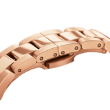 Daniel Wellington Iconic Donna Pink Dial Rose Gold Steel Strap Watch For Women - DW00100331