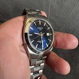 Tissot Gentlemen Powermatic 80 Silicium Blue Dial Silver Steel Strap Watch For Men - T127.407.11.041.00