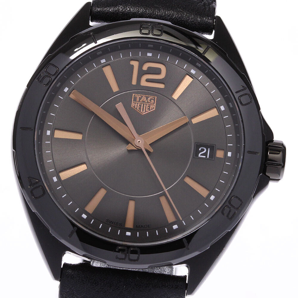 Tag Heuer Formula 1 Quartz Black Dial Black Leather Strap Watch for Women - WBJ1314.FC8230