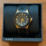 Marc Jacobs Pelly Black Dial Black Silicone Strap Watch for Women - MBM2540
