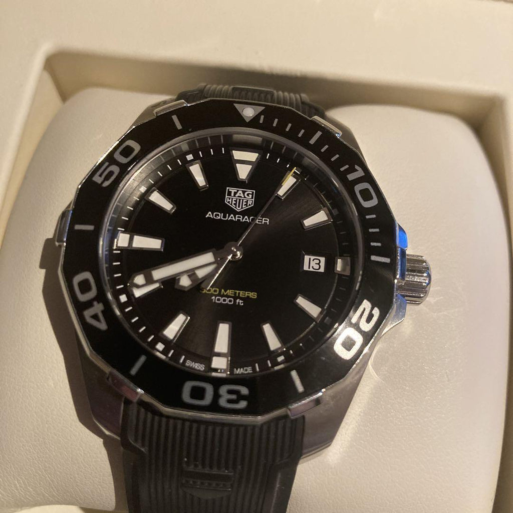 Tag Heuer Aquaracer Black Dial Watch for Men - WAY111A.FT6151