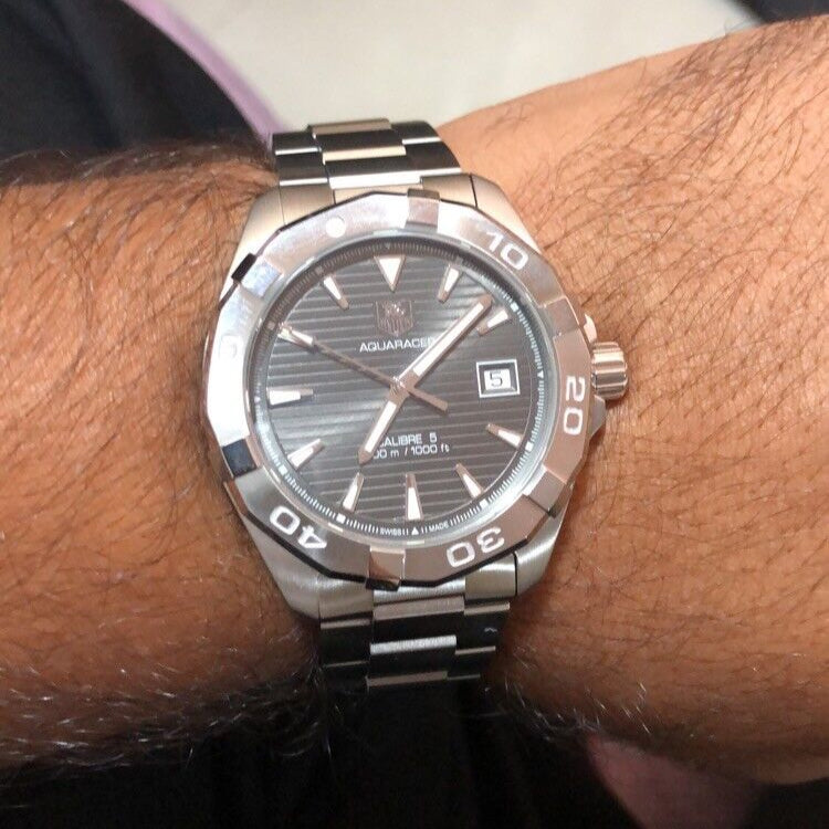 Tag Heuer Aquaracer Anthracite Dial Watch for Men - WAY2113.BA0928