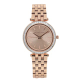 Michael Kors Darci Rose Gold Dial Rose Gold Stainless Steel Strap Watch for Women - MK3366