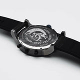 Diesel Mr Daddy 2.0 Chronograph Grey Dial Black Nylon Strap Watch For Men - DZ7420