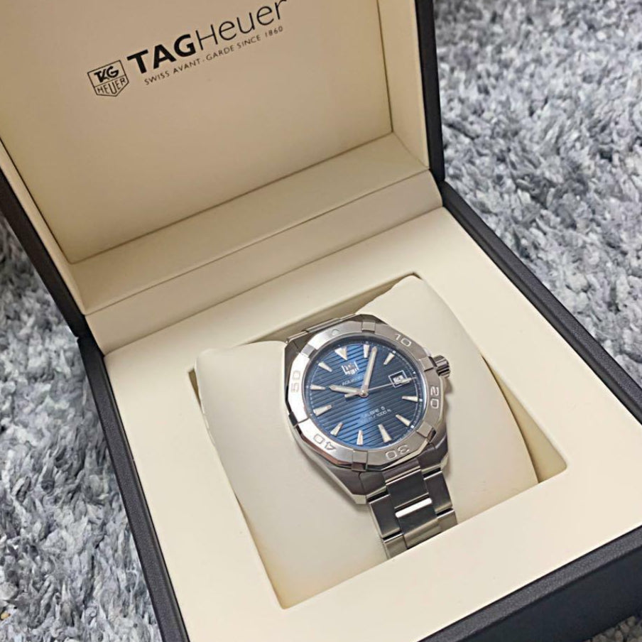 Tag Heuer Aquaracer Blue Dial Watch for Men - WAY2112.BA0928