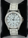 Fossil Ceramic White Dial White Ceramic Strap Watch for Women - CE1002