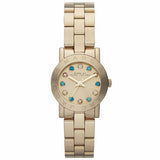 Marc Jacobs Amy Dexter Gold Dial Gold Steel Strap Watch for Women - MBM3218