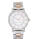 Marc Jacobs Roxy Silver Dial Two Tone Steel Strap Watch for Women - MJ3551