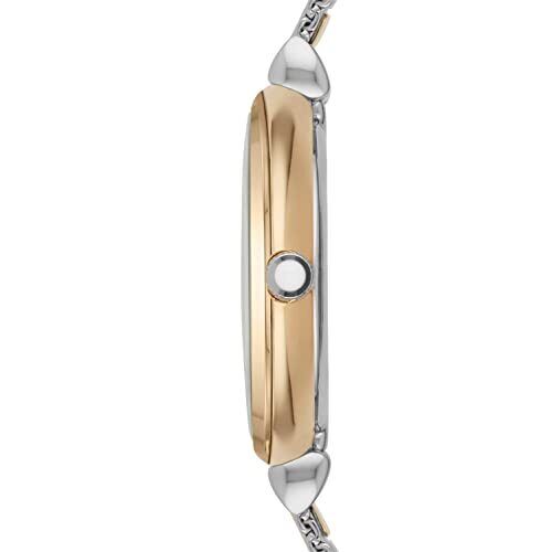 Emporio Armani Gianni T Bar Mother of Pearl Dial Silver Mesh Bracelet Watch For Women - AR2068