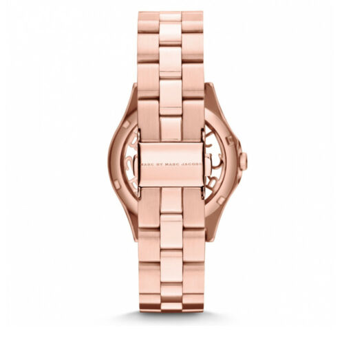 Marc Jacobs Henry Rose Gold Dial Rose Gold Steel Strap Watch for Women - MBM3296