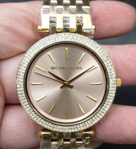 Michael Kors Darci Rose Gold Dial Rose Gold Steel Strap Watch for Women - MK3507