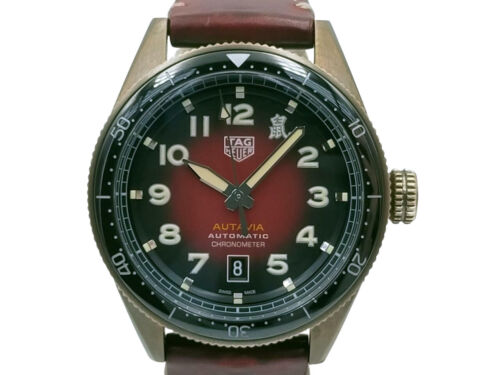 Tag Heuer Autavia Maroon Dial Watch for Men - WBE5193.FC8300