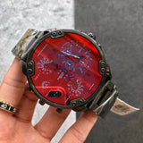 Diesel Mr Daddy 2.0 Chronograph Black Dial Black Steel Strap Watch For Men - DZ7395