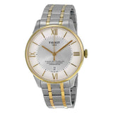 Tissot Chemin Des Tourelles Powermatic 80 Cosc Silver Dial Two Tone Steel Strap Watch For Men - T099.408.22.038.00