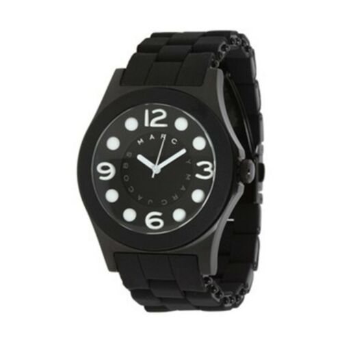 Marc Jacobs Pelly Black Dial Black Silicone Strap Watch for Women - MBM2527