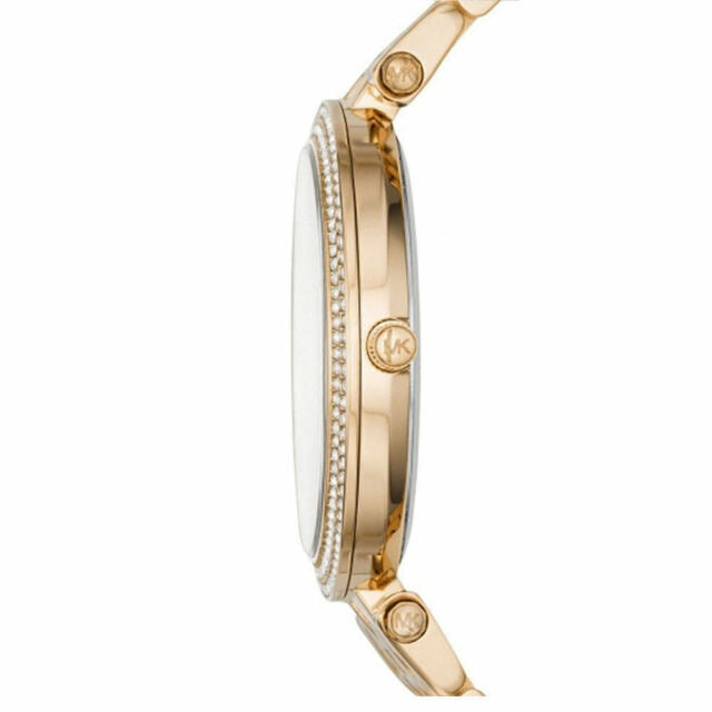 Michael Kors Darci Gold Dial Gold Steel Strap Watch for Women - MK3438