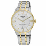 Tissot Chemin Des Tourelles Powermatic 80 Silver Dial Two Tone Steel Strap Watch For Men - T099.407.22.038.00
