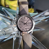 Burberry The City Silver Dial Multicolored Leather Strap Watch for Women - BU1873