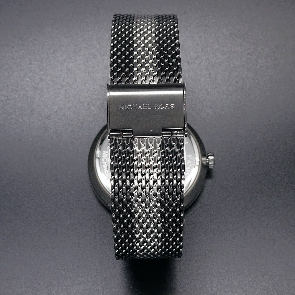 Michael Kors Irving Quartz Grey Dial Two Tone Mesh Strap Watch for Women - MK8805