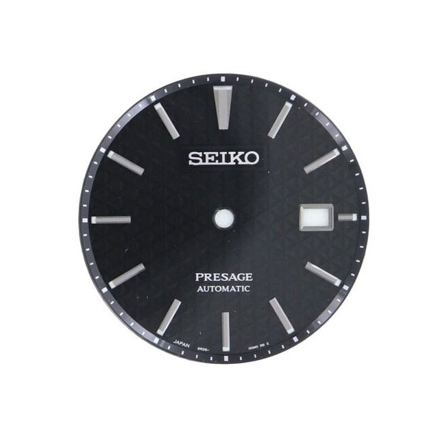 Seiko Presage Sharp Edged Series Black Dial Black Steel Strap Watch For Men - SPB229J1