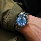 Seiko Prospex Glacier Save the Ocean Green Dial Silver Steel Strap Watch For Men - SPB297J1