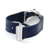 Salvatore Ferragamo F-80 Classic Blue Dial Blue Leather Strap Watch for Men - SFDT00719